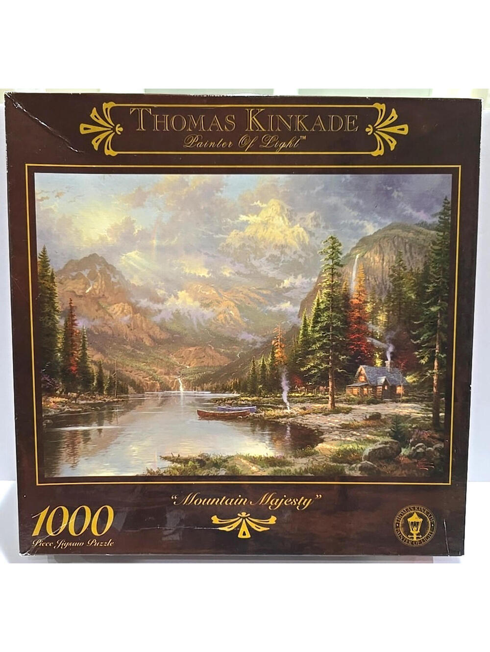 Ceaco Thomas Kinkade Mountain Majesty 1000 Pc Puzzle 1999